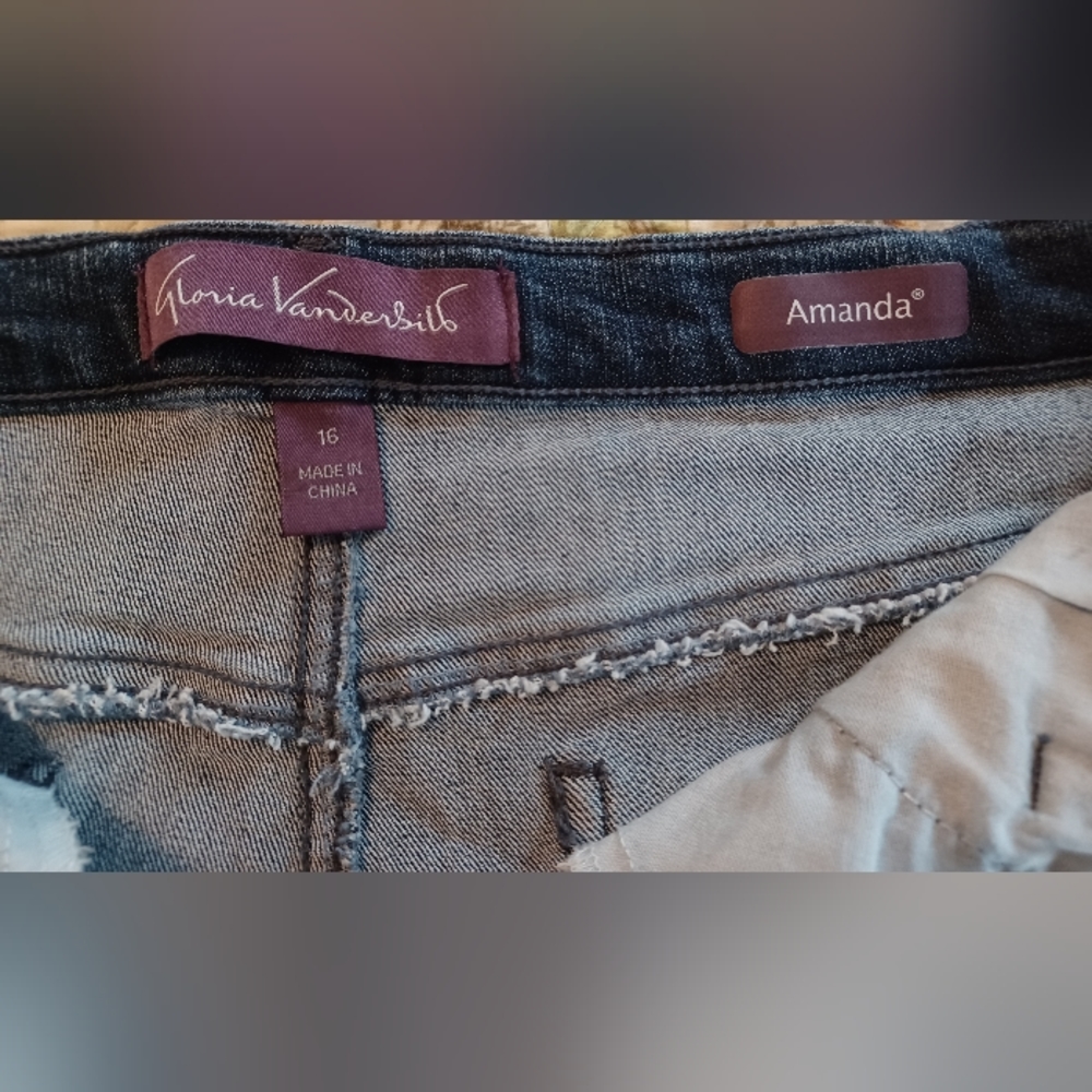 Gloria Vanderbilt Jeans Amanda size 18 - Picture 6 of 6
